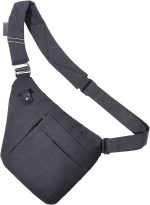 VADOO Sling Bag - Anti-theft Crossbody Shoulder Bag for Men and Women